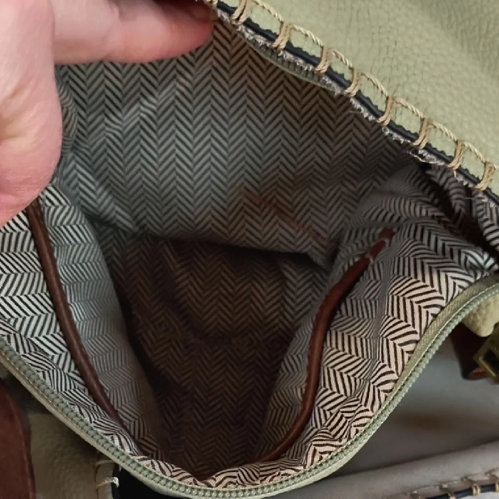 Jen&Co Women's Light Green Alexa Vegan Hobo Bag